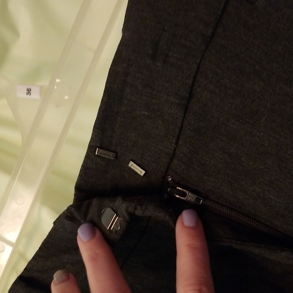Gray Size 14R Dress Pants - Picture 2 of 4